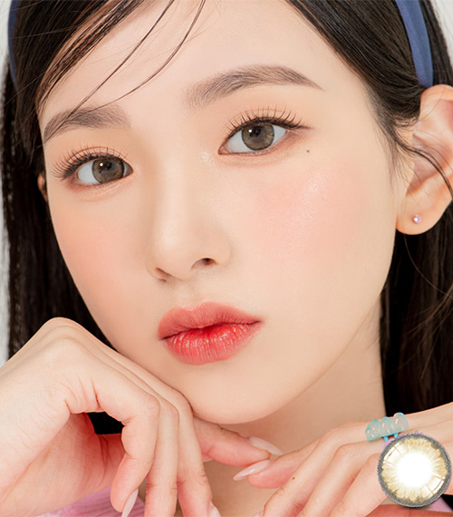 [1 Month/ブラウン] アイウィ ハロー (1箱 2枚)5