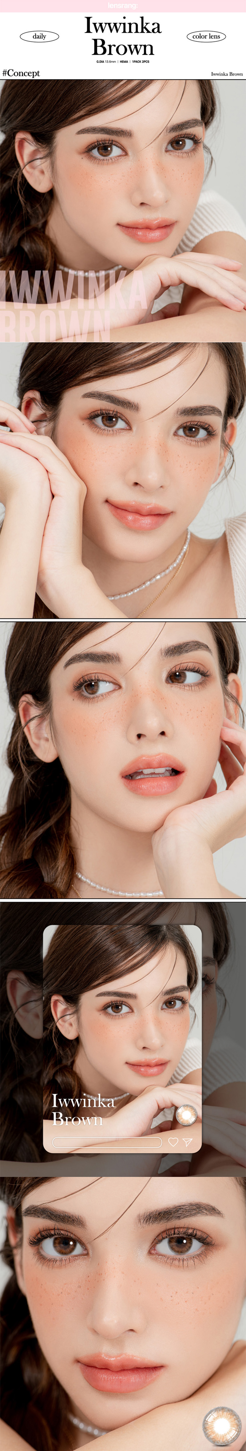 [1 Month/ブラウン] アイウイングカー (1箱 2枚)