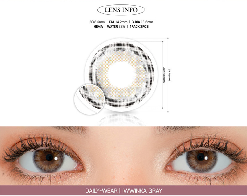 [1 Month/グレー] アイウイングカー (1箱 2枚)