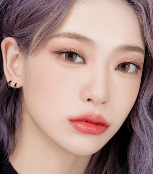 [1 Month/ブラウン] アイウィッチーアップ シリコン (1箱 2枚)3