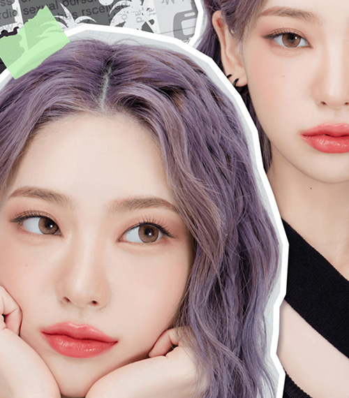 [1 Month/ブラウン] アイウィッチーアップ シリコン (1箱 2枚)5