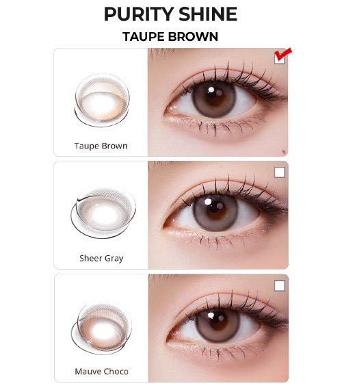 [2 Weeks/シアー グレー] ピュアリティ シャイン (1箱 2枚)5