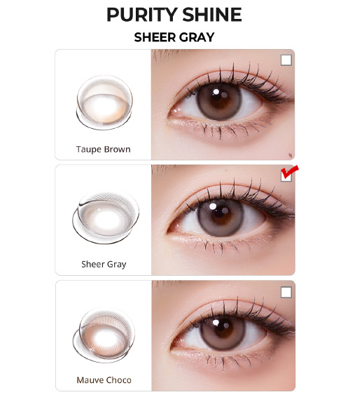 [2 Weeks/トープ ブラウン] ピュアリティ シャイン (1箱 2枚)5