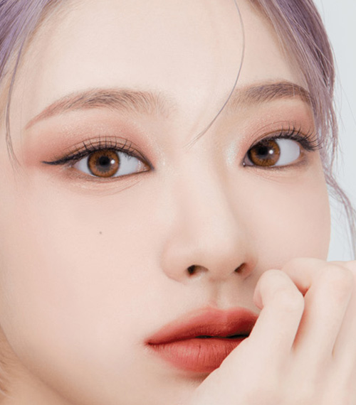 [1 Month/ブラウン] アイウィ リアル (1箱 2枚)3