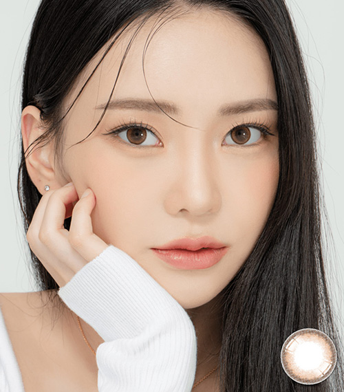 [1 Month/ブラウン] スクーリング (1箱 2枚)5