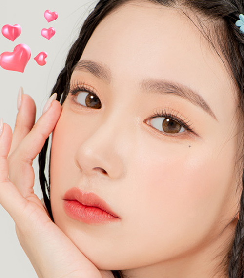 [1 Month/ブラウン] スペル シリコン (1箱 2枚)3