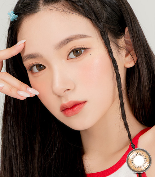 [1 Month/ブラウン] スペル シリコン (1箱 2枚)5