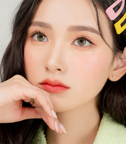 [1 Month/グレー] スペル シリコン (1箱 2枚)3