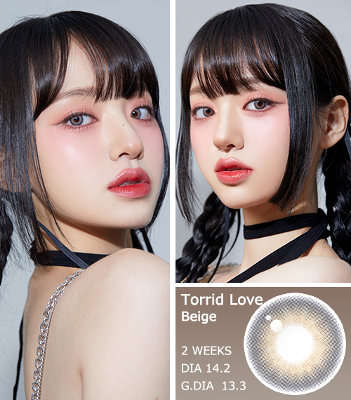 [2 Weeks/ベージュ] トリド ラブ (1箱 2枚)3