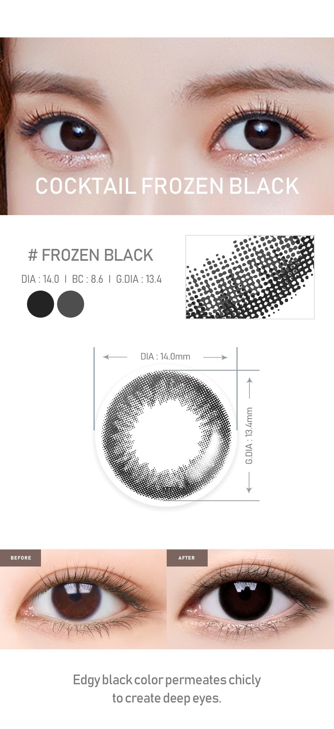 [Toric/Select Period] Torica Frozen Black