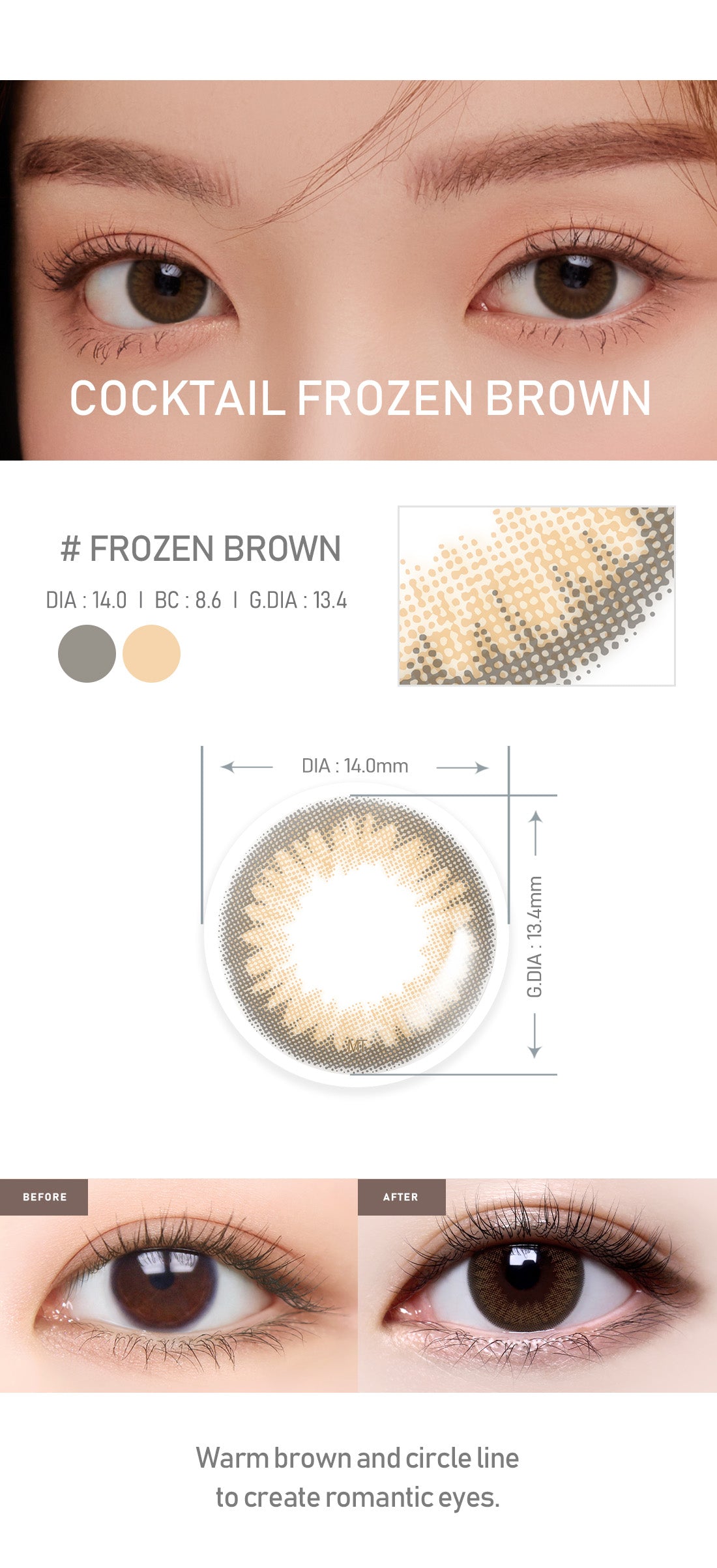 [Toric/Select Period] Torica Frozen Brown