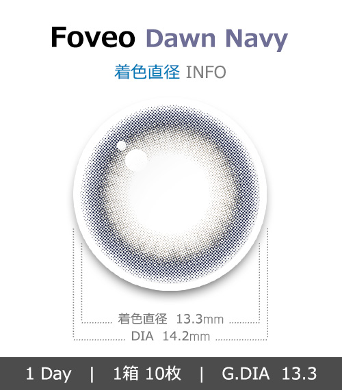 [1 Day/ドーン ネイビー] ポベオ シリコン (1箱 10枚)4