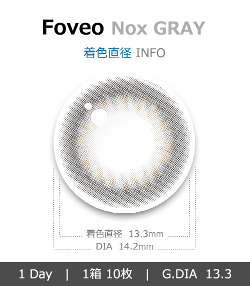[1 Day/ノックス グレー] ポベオ シリコン (1箱 10枚)4