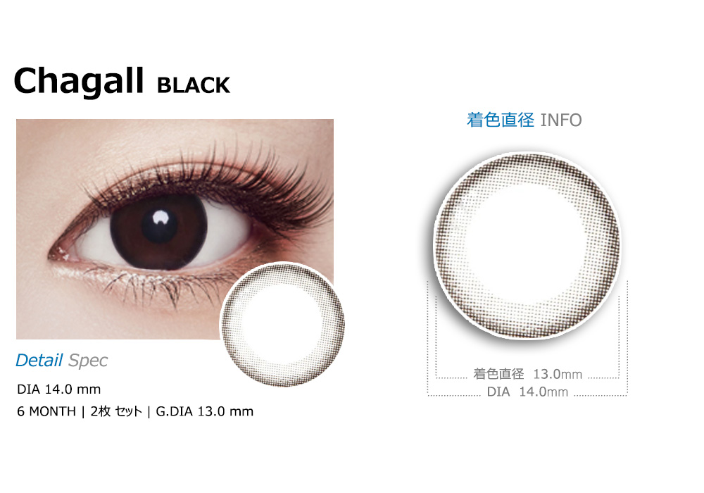 [乱視用/ブラック] シャガール