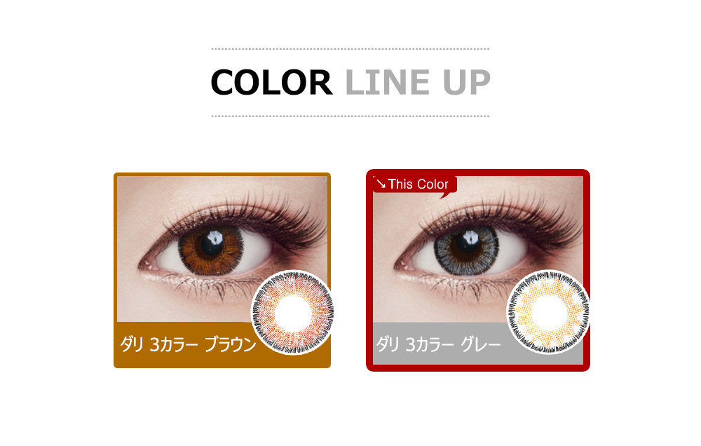 [遠視用/グレー] ダリ 3カラー