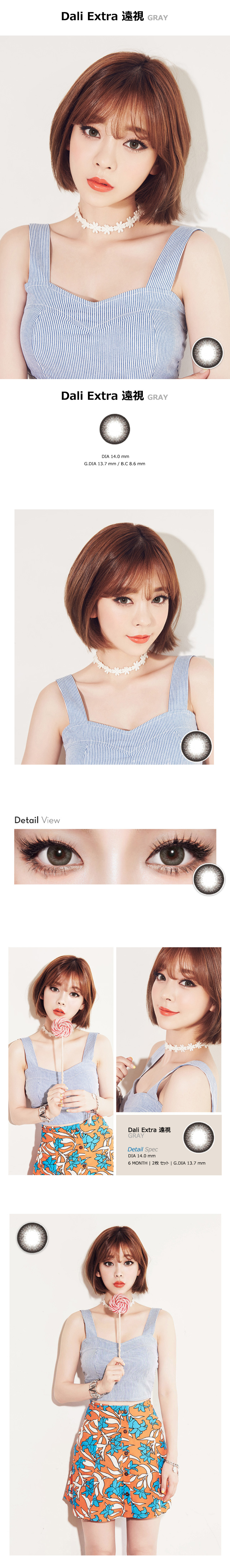 [遠視用/グレー] ダリエクストラ