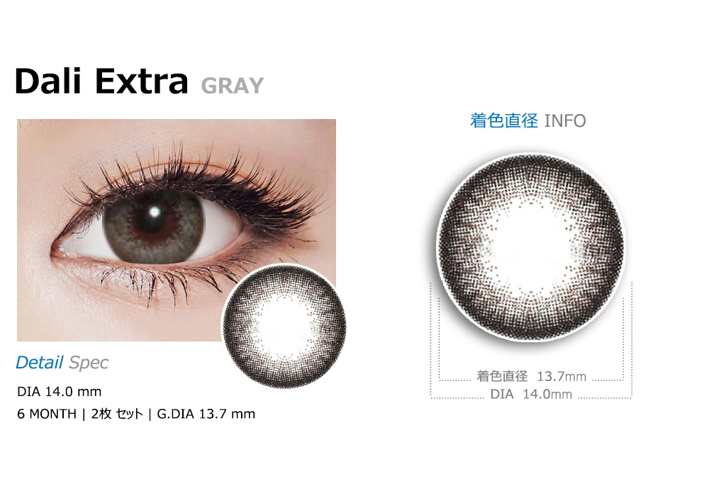 [乱視用/グレー] ダリエクストラ