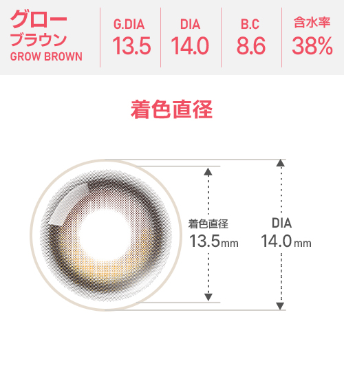 【期間選択/乱視用】 トーリックミー・グロー ナチュラル ブラウン4
