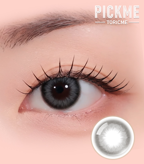 【期間選択/乱視用】 トーリックミー・ライム グレー1