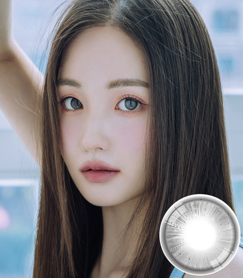 [1 Month/アッシュ グレー] アンリン シリーズ (1箱 2枚)3