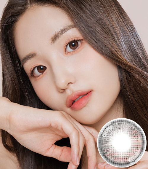 [1 Month/ブラウン チョコ] アンリン シリーズ (1箱 2枚)2