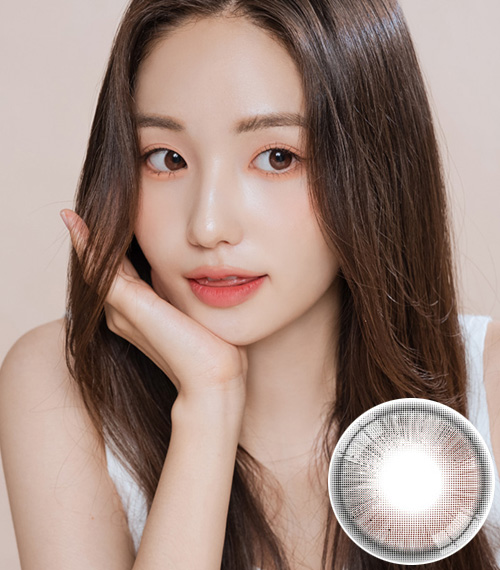 [1 Month/ブラウン チョコ] アンリン シリーズ (1箱 2枚)3