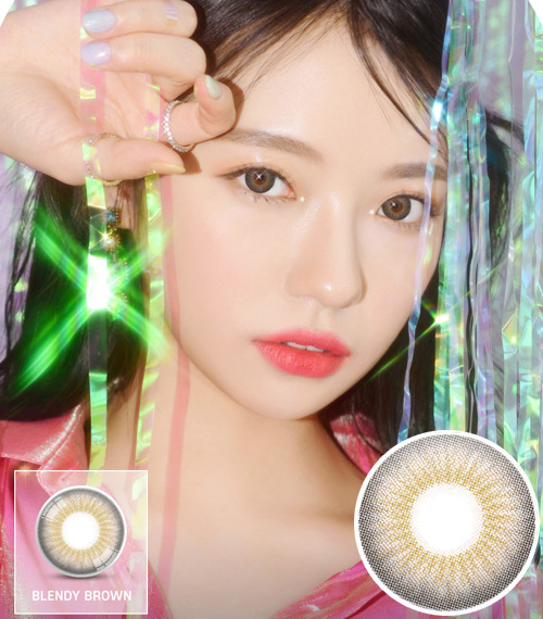 [1 Month/ブラウン] ブレンディ シリコン (1箱 2枚)3