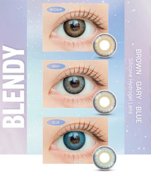 [1 Month/ブラウン] ブレンディ シリコン (1箱 2枚)5