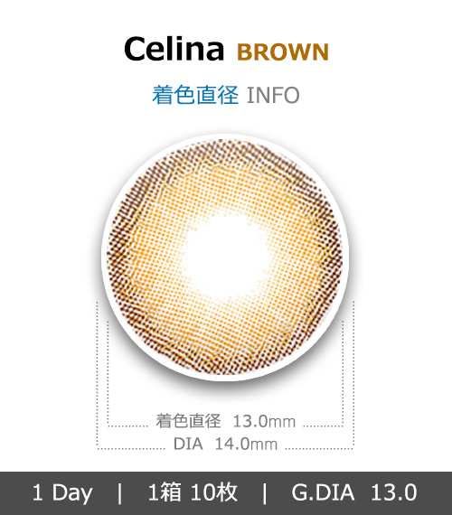 [1 Day/ブラウン] セリーナ (1箱 10枚)4