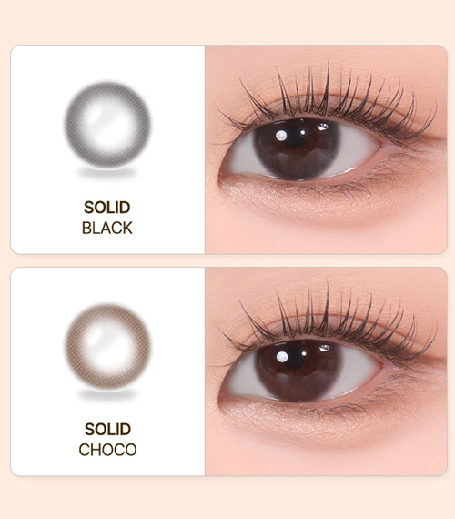 [1 Day/ブラック] カラーピック ソリッド シリコン (1箱 10枚)5