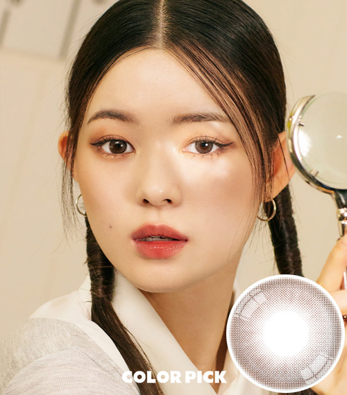 [1 Day/アッシュ チョコ] カラーピック トーン シリコン (1箱 10枚)3