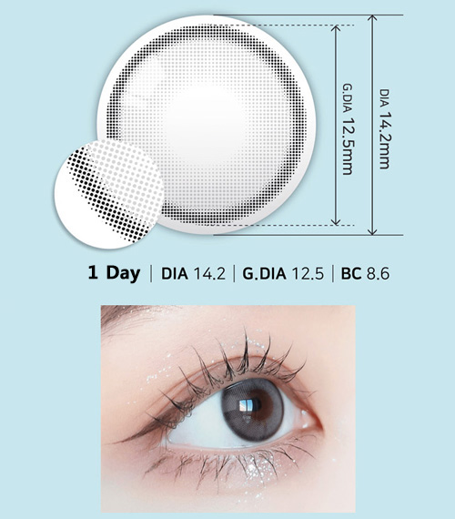 [1 Day/グレー] デイ リング (1箱 10枚)2