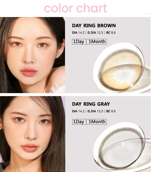 [1 Day/グレー] デイ リング (1箱 10枚)5