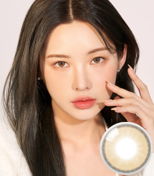 [1 Month/ブラウン] デイ リング (1箱 2枚)3