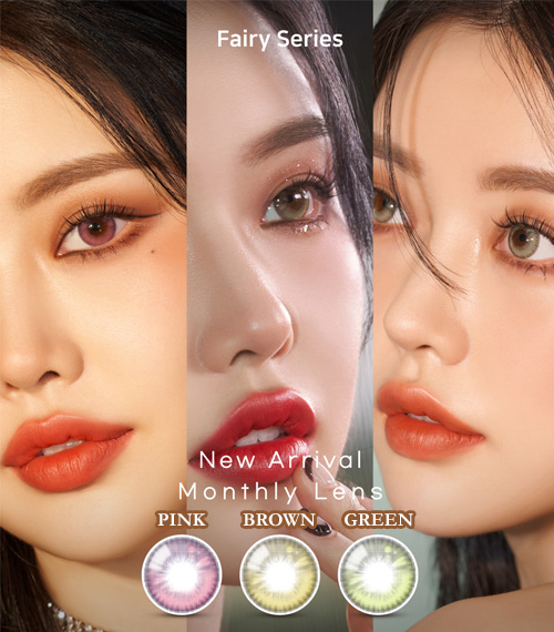 [1 Month/グリーン] フェアリーシリーズ (1箱 2枚)5