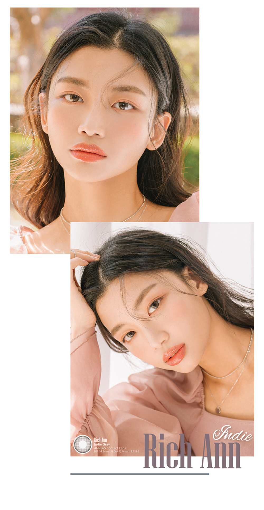 [1 Day/グレー] リッチアン インディー (1箱 6枚)