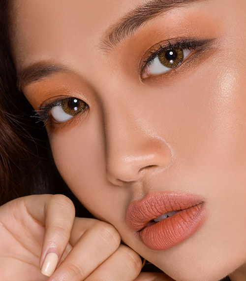 [1 Day/ブラウン] リッチアン シャイン ワンデー (1箱 6枚)5