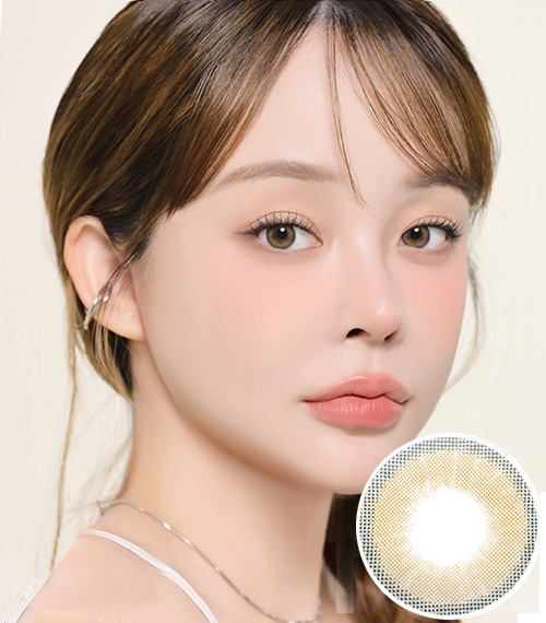 [1 Month/シアー ブラウン] シルエット2 (1箱 2枚)2