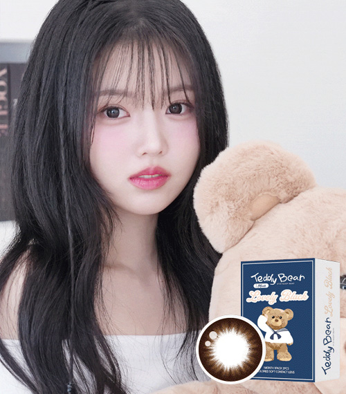 [1 Month/ブラック] テディベア ラブリー (1箱 2枚)3