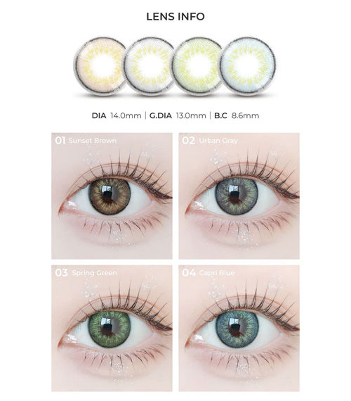 [1 Month/サンセット ブラウン] ベリートック (1箱 2枚)5