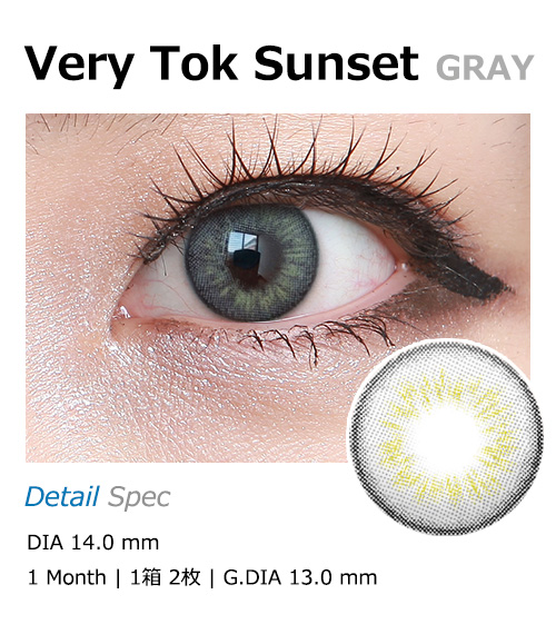 [1 Month/アーバン グレー] ベリートック (1箱 2枚)