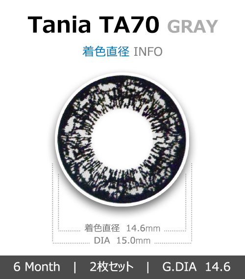 [グレー/GRAY] タニア704