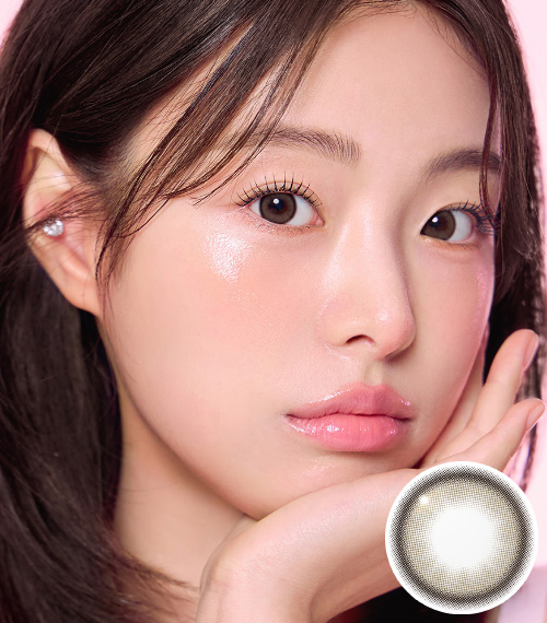 [1 Month/ブラウン] ラブ リング シリコン (1箱 2枚)2